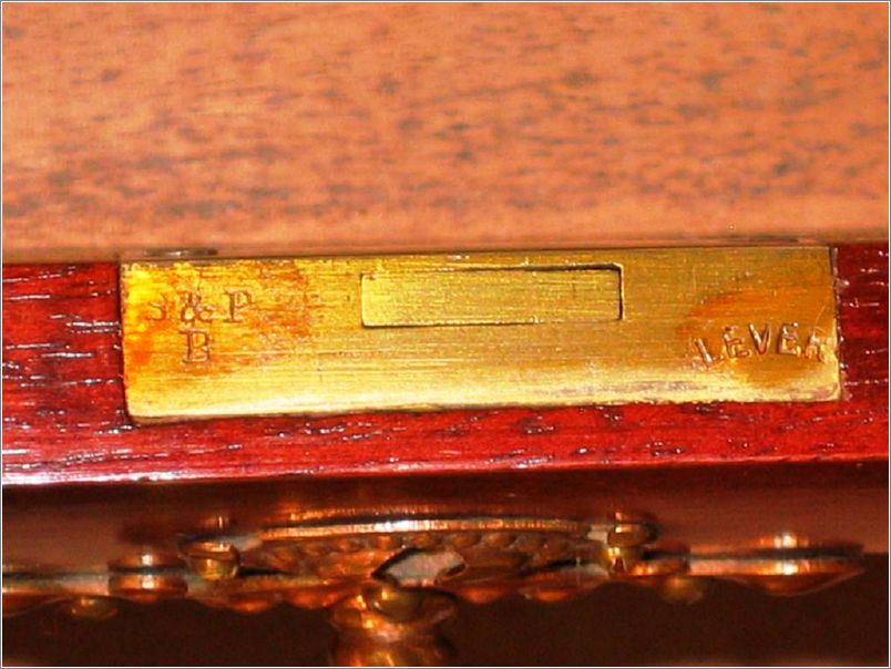 4013 Lock with Shapland & Petter Barnstable Stamp